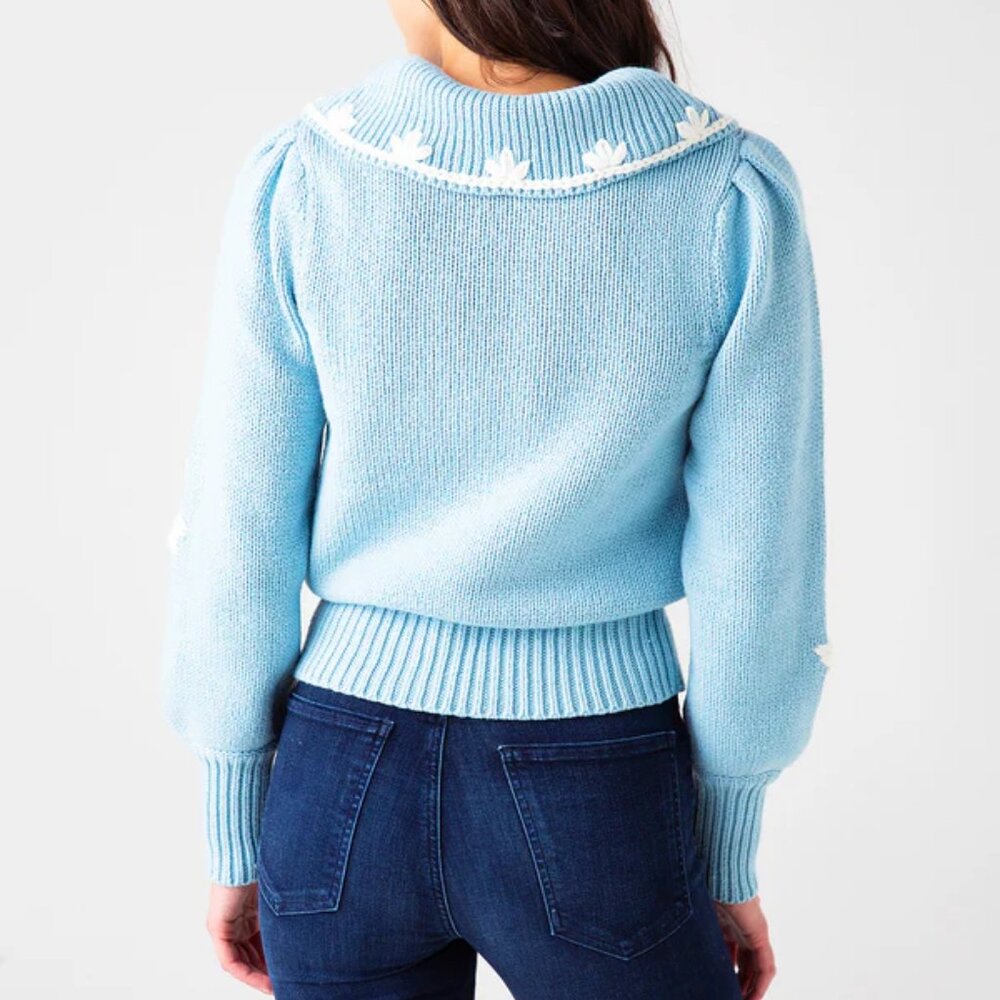 Loveshackfancy Union Collared Pullover Sweater - image 3
